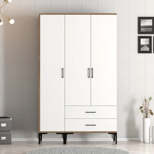 Variant Mobilya Kumsal 3 Kapılı (St) Gardrop - Lidya / Beyaz