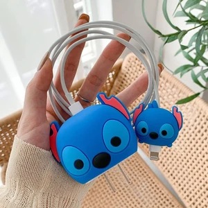 Apple Yeni Nesil Şarj Başlık ve Kablo Koruyucu Seti Stitchtasarımlı