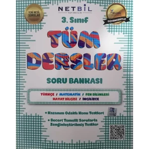 Bilfen Yayınları Netbil 3. Sınıf Tüm Dersler Soru Bankası - Yeni Baskı