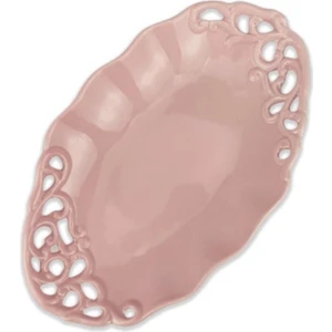 Royking 26 cm Oval Tabak Pembe