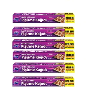 Hazır Kesilmiş Pişirme Kağıdı 16'lı / 6 Adet