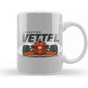 Sebastian Vettel 02 Kupa Bardak Porselen
