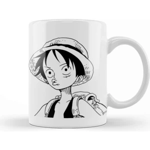 Luffy One Piece Luffy Manga Kupa Bardak Porselen