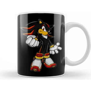 Sonic Team Shadow The Hedgehog Kupa Bardak Porselen