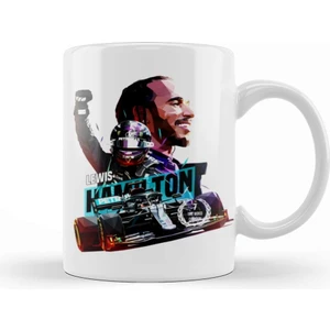 Lewis Hamilton F1 Legend 44 Kupa Bardak Porselen