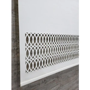 Bbb Stor Perde Desenli Lazer Kesim Kalın Kumaşlı Krem Ml103