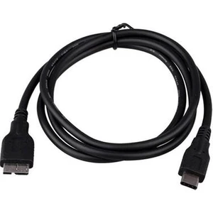Typec USB 3.0 Harddisk Bağlantı Kablosu 1 Metre Type-C Micro B Kablo Typec USB 3.0 HDD Bağlantı Kablosu