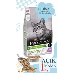 1 kg Vakumlu Poşet Pro Plan Sterilised Hindi Etli Kısırlaştırılmış Yetişkin Kedi Maması