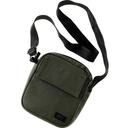 Haki 4 Bölmeli Fermuar Kapamalı Canvas Kumaş Unisex Omuz Çantası modelleri