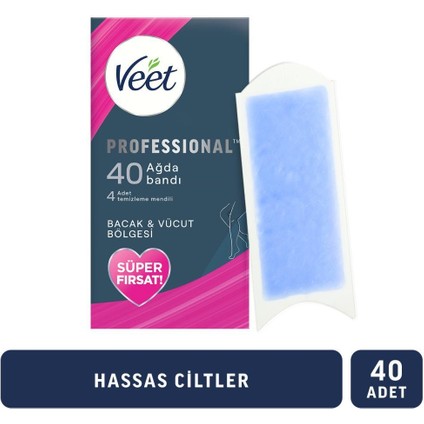 Sir Ağda Bandı Bacak & Vücut Bölgesi Hassas Ciltler 40'lı