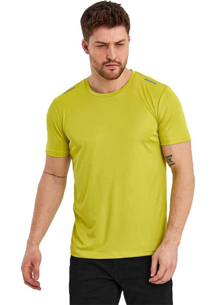 Kısa Kol Erkek Spor T-Shirt Omuzda Reflektör Baskı fiyatları