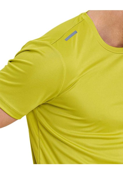 Kısa Kol Erkek Spor T-Shirt Omuzda Reflektör Baskı modelleri