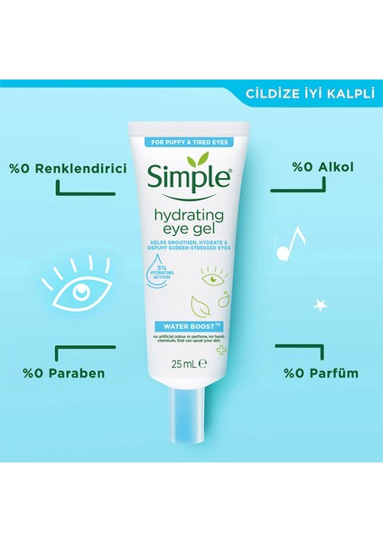 Water Boost Nemlendirici Göz Kremi Vegan 25 ml