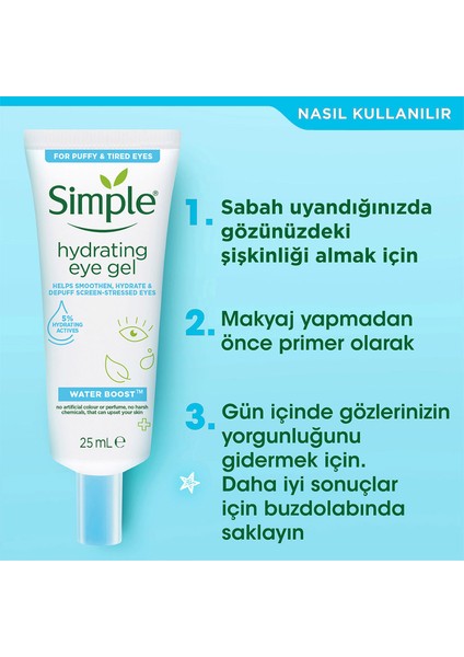 Water Boost Nemlendirici Göz Kremi Vegan 25 ml
