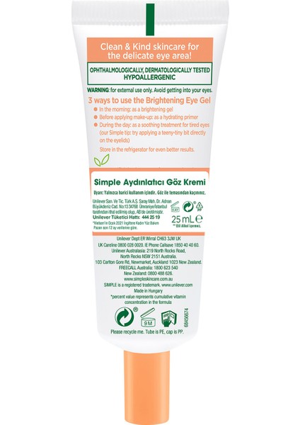 Protect 'N' Glow Göz Kremi Vegan 25 ml