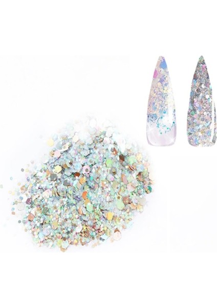 Tırnak Süsleme Pulları Nail Art Tırnak Sim 1 gr /kutu Beyaz fiyatları
