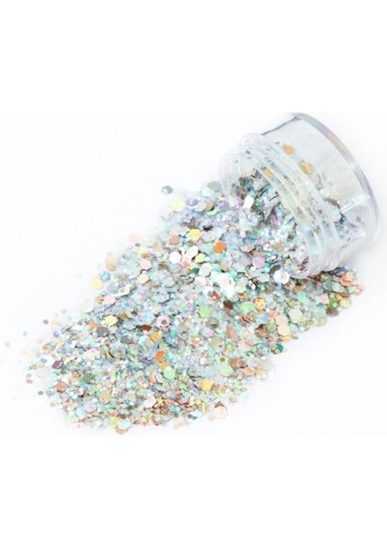 Tırnak Süsleme Pulları Nail Art Tırnak Sim 1 gr /kutu Beyaz modelleri