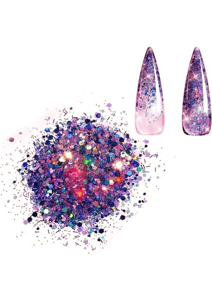 Tırnak Süsleme Pulları Nail Art Tırnak Sim 1 gr /kutu Beyaz indirimleri