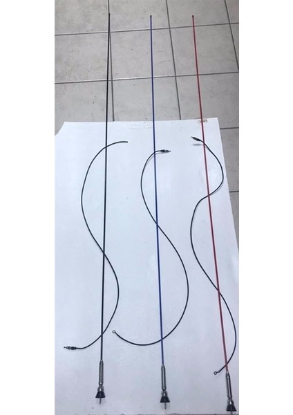 2 Metre Yaylı Trabzon Magnum Anten Kırmızı modelleri