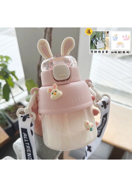 Kids Outdoor Portatif Plastik Su Şişesi 700ML Pipetli ve Taşıyıcılı (Yurt Dışından) fiyatları