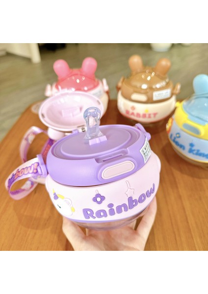 Açık Taşınabilir Tavşan Plastik Su Şişesi 680ML Samanlı (Yurt Dışından) fiyatları