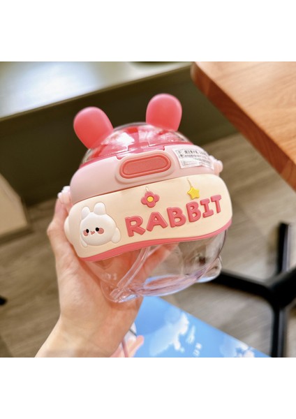 Açık Taşınabilir Tavşan Plastik Su Şişesi 680ML Samanlı (Yurt Dışından) fiyatları