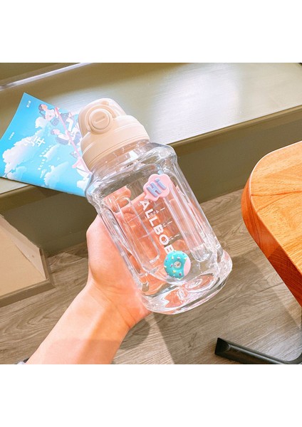 900ML Spor Basit Taşınabilir Su Şişesi (Yurt Dışından)