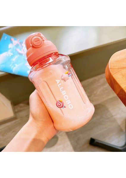 900ML Spor Basit Taşınabilir Su Şişesi (Yurt Dışından)