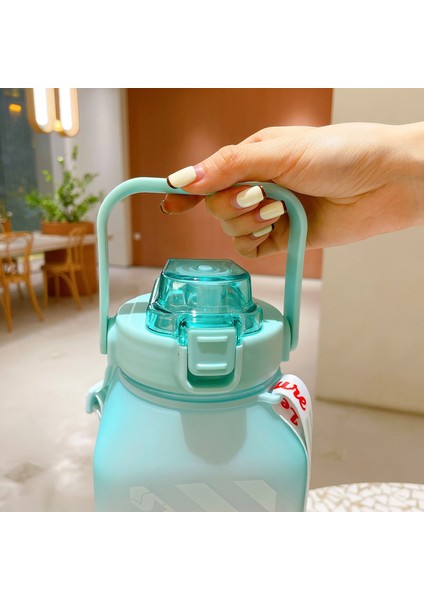Kare Portatif Plastik Su Şişesi 1500ML (Yurt Dışından)