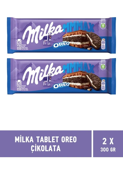 Oreo Tablet Çikolata 300 gr Mmmax - 2 Adet