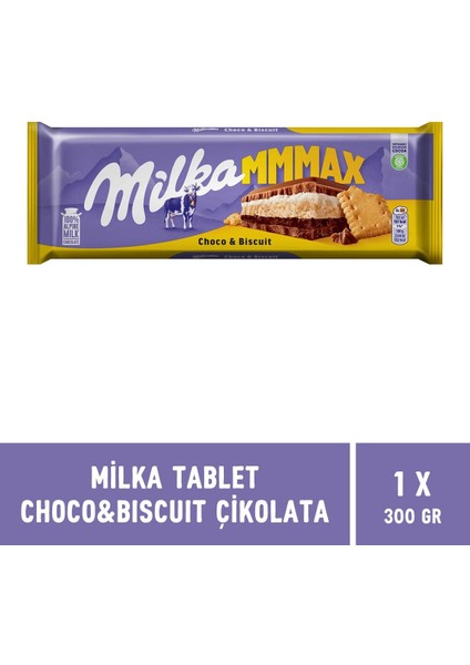Oreo ve Choco & Biscuit Tablet Çikolata 300 Grx 2 Adet