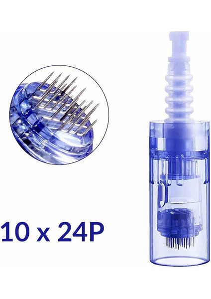 ADANİL DR. PEN 24 PİN DERMAPEN İĞNESİ ORİJİNAL DERMAPEN İĞNE KARTUŞU SOKETLİ 10 ADET