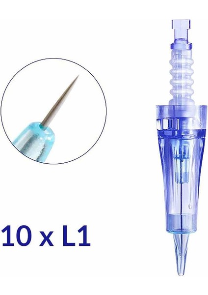 Dr Pen 1 Pin Kalıcı Makyaj Iğnesi L1 10 Adet