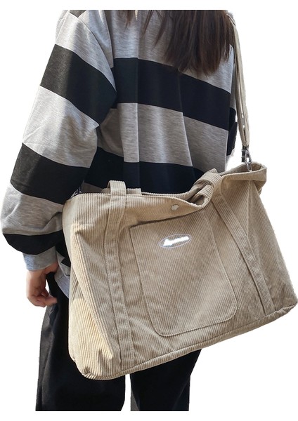 Büyük Kapasiteli Günlük Kullanıma Uygun Omuz Çapraz Askılı El Çantası (Yurt Dışından)