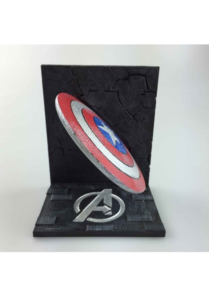 Captain America Kalkanı Dekoratif Biblo 15 cm