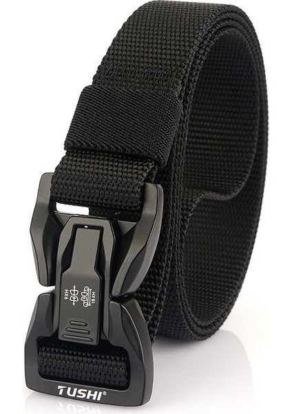 Alüminyum Uçlu Naylon Elastik Örgülü Kemer (Yurt Dışından)