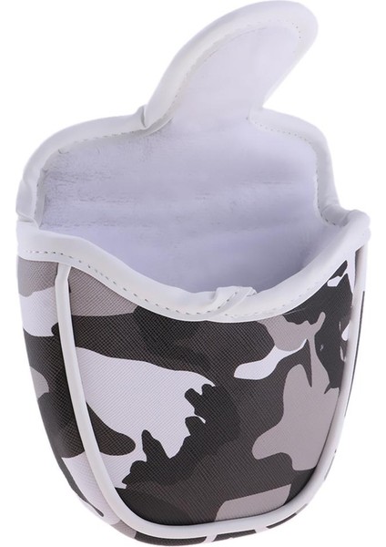 Kamuflaj Yarım Dirmarı Golf Atıcı Kapak Headcover Araçları --Gray (Yurt Dışından) indirimleri