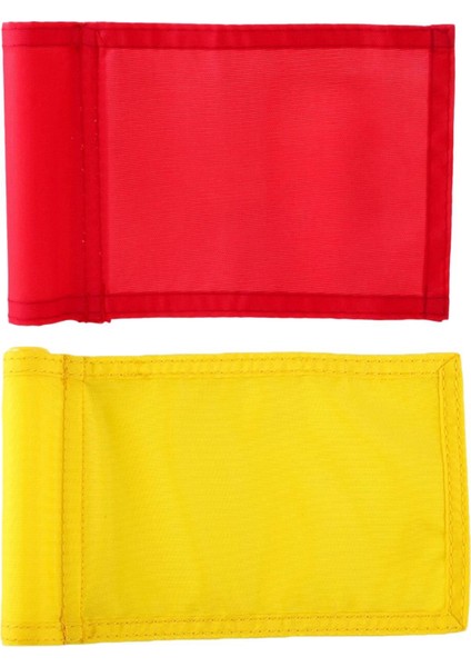 Golf Bayrakları Tüp Takılmış Bayraklar Hedef Bayraklar Pin Bayrakları Kırmızı+Sarı Koymak (Yurt Dışından)