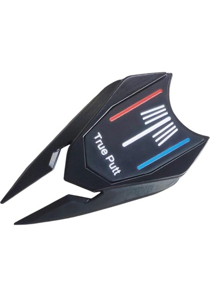 Divot Onarım Çatal Golf Topu Marker Hizalama Aracı Golf Yardımları Manyetik Golfçü Siyah (Yurt Dışından)