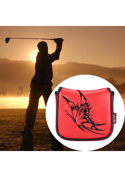 2 Adet Evrensel Golf Mallet Atıcı Kapakları Headcover Kapatma Guard (Yurt Dışından) modelleri
