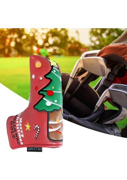 Sevimli Golf Ahşap Kafa Kapak Fit Çoğu Club Headcover Koruyucu Hibrit Putter Kırmızı 18X13 cm (Yurt Dışından) modelleri