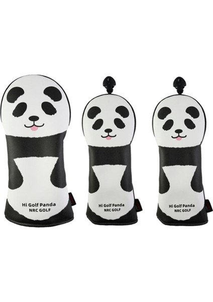 3 Paket Golf Kulübü Kapağı, Yenilik Panda Hayvan Güzel Golf Kulübü Koruyucusu, Golf (Yurt Dışından)
