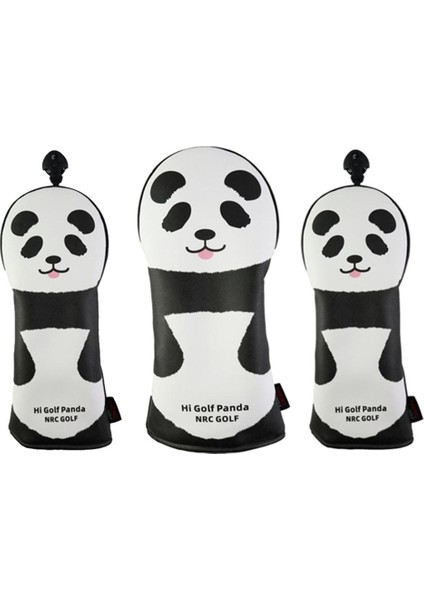 3 Paket Golf Kulübü Kapağı, Yenilik Panda Hayvan Güzel Golf Kulübü Koruyucusu, Golf (Yurt Dışından) fırsatları