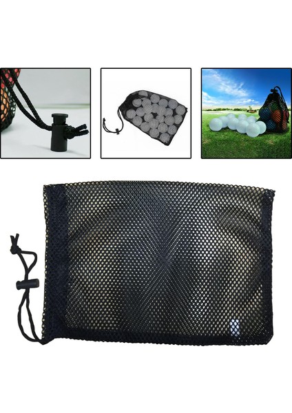 Dayanıklı Golf Topu Torba Kablo Kilit Net Torba Aksesuarları Naylon Depolama Torbaları Kapasite 36 Top (Yurt Dışından) modelleri