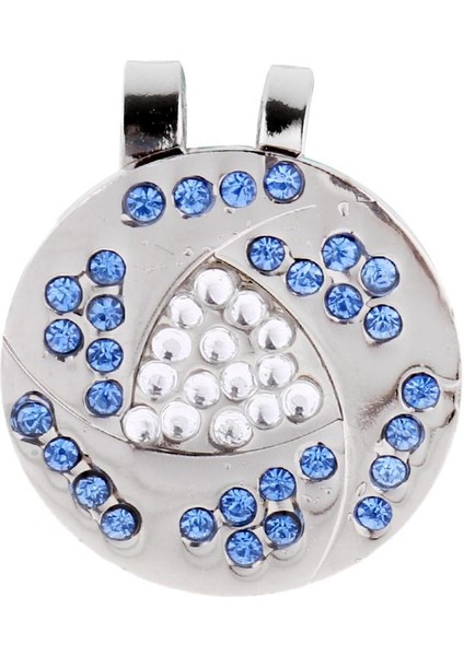 Rhinestone Golf Şapkalı Çinko Alaşımı / Top Işaretleyicisi ile Klip - Golfçü (Yurt Dışından)