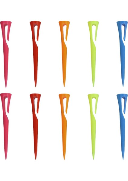 10 Parça Taşınabilir Renkli Golf Tees Kolay Taşıma Için Kanca Klipsi ile 84MM (Yurt Dışından) fiyatları