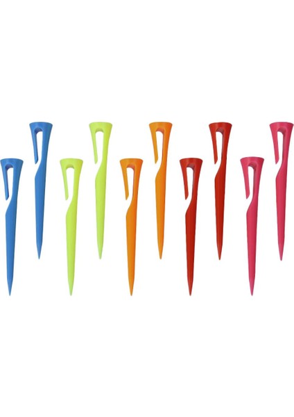 10 Parça Taşınabilir Renkli Golf Tees Kolay Taşıma Için Kanca Klipsi ile 84MM (Yurt Dışından) modelleri