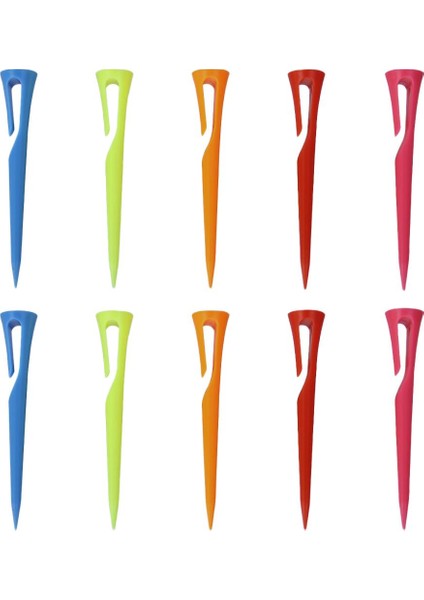10 Parça Taşınabilir Renkli Golf Tees Kolay Taşıma Için Kanca Klipsi ile 84MM (Yurt Dışından) indirimleri