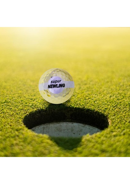 Golf Topları Altın Kaplama Şerit Topları Uygulama Dekorasyon Için Kapalı Bodor Bahçesi Eğitim Kapalı Açık Eğitim Golf Sahası Hediye - 1 Parça (Yurt Dışından) modelleri