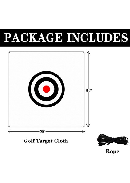 Golf Hedef Kumaş Salıncak Eğitim Yardımları Iç Mekan Bahçesi Beyaz Için Sürüş Aralığı (Yurt Dışından) fırsatları